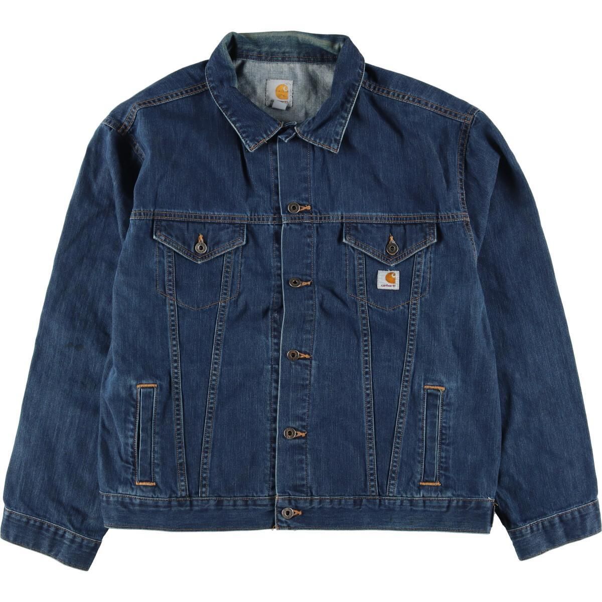 古着 カーハート Carhartt デニムジャケット Gジャン メンズXXL