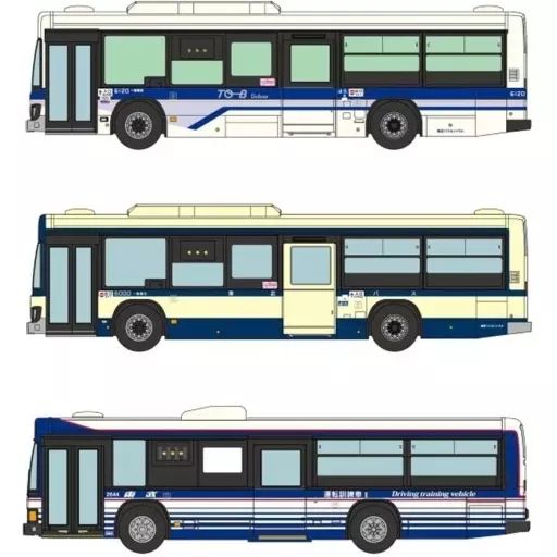 中古】鉄道模型 1/150 長崎駅前ターミナルセット(3台セット) 「ザ