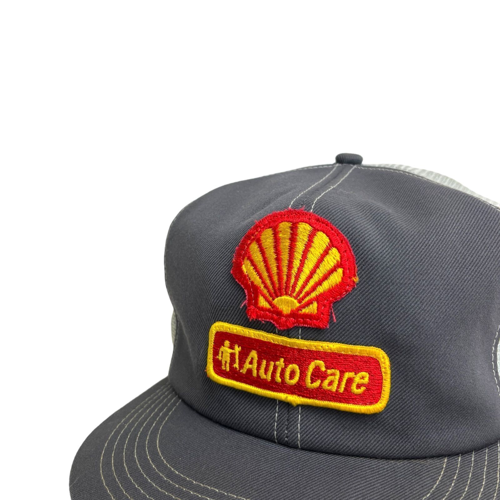SHELL メッシュキャップ トラッカーキャップ ワッペン 90s AZ54
