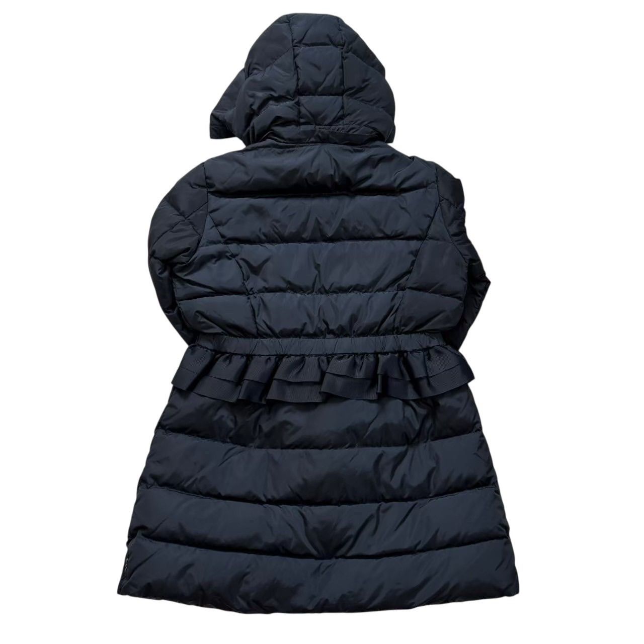 【美品】アルマーニジュニア　166cm 14Aネイビー　ロングウールコート ARMANI junior アルマーニ ダウンコート 紺 アウター 上着