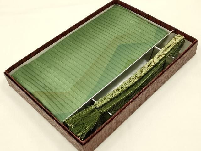 平和屋着物＊夏物 和装小物 帯締め 帯揚げセット レース組 暈し 金糸 AAAZ7776ay