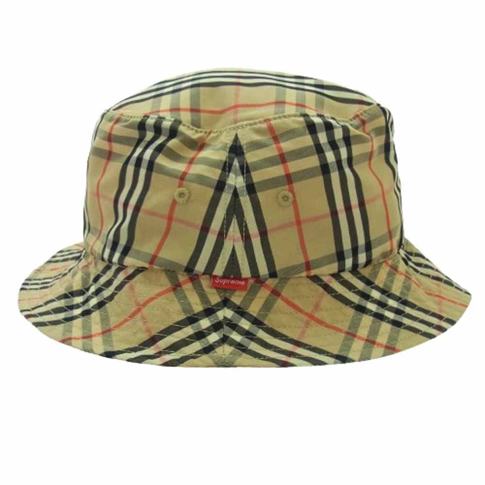 Supreme シュプリーム 22 SS × Burberry Crusher Hat クラッシャー ハット ブラウン系