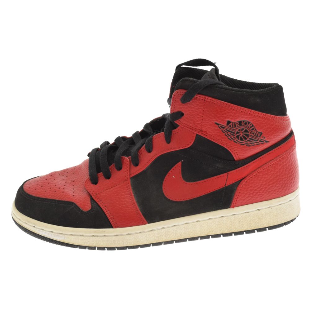 NIKE (ナイキ) Air Jordan 1 Mid Reverse Bred 554724-054 エアジョーダン1 ミッド リバース ブレッド  ミッドカットスニーカーUS11/29cm ブラック/レッド - メルカリ