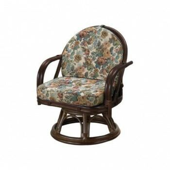 今枝商店 Romantic Rattan 籐ラウンドチェア 回転座椅子 TK771