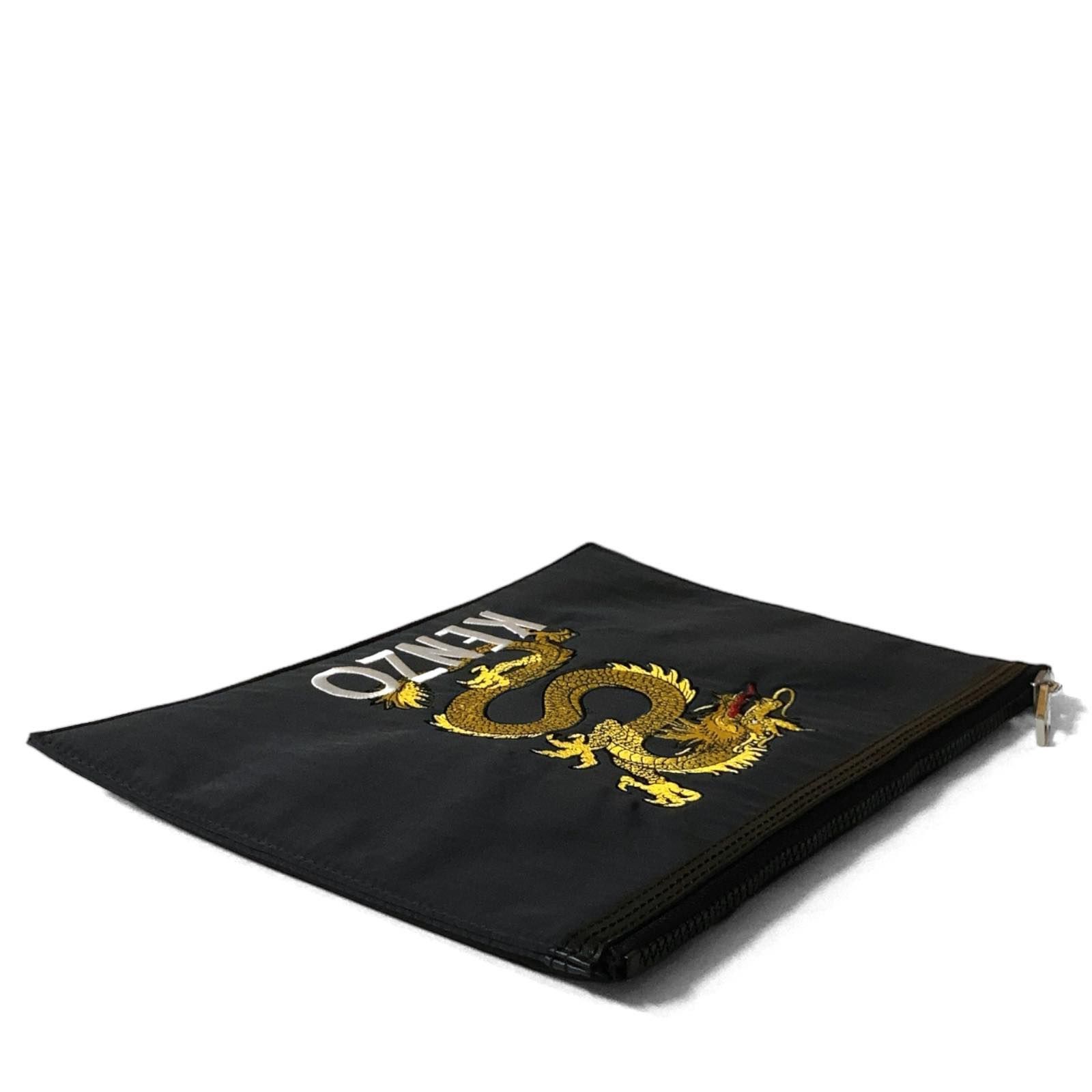 中古品】KENZO ケンゾー DRAGON CLUTCH BAG クラッチバッグ 中古品】KENZO ケンゾー DRAGON CLUTCH BAG クラッチバッグ