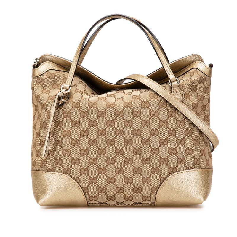 GUCCI グッチ GGキャンバス ハンドバッグ ショルダーバッグ 2WAY