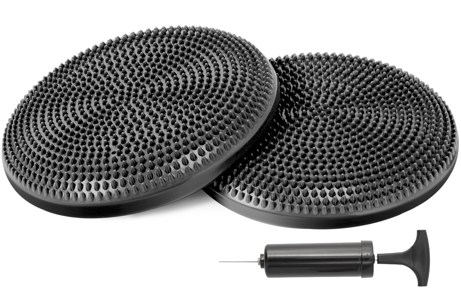 プリマソーレ(Primasole) バランスディスク 空気入れ付き ピンク コバルトブルー グレー 直径33cm 耐荷重250kg 体幹トレーニングクッション