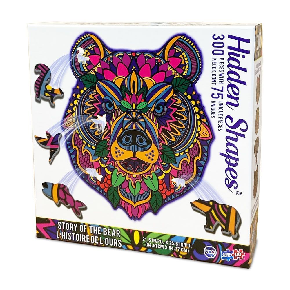 ヒドゥン シェイプス アニマル パズル 【全4種】 300ピース