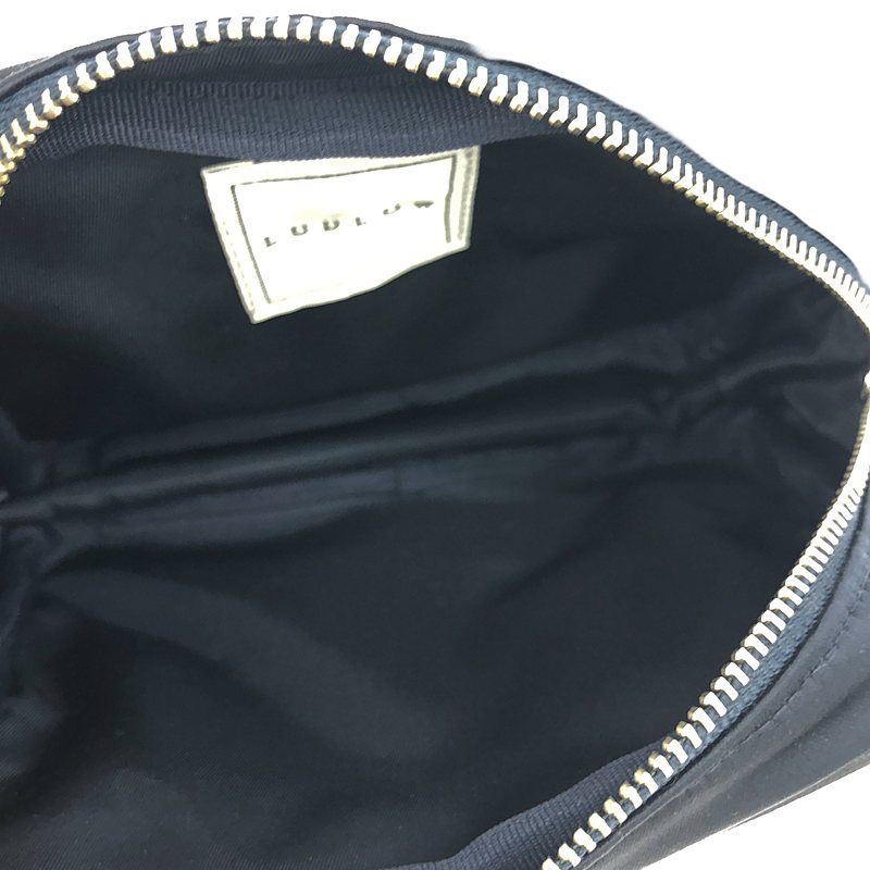 美品】 LUDLOW / ラドロー | チュール スワンポーチ | ネイビー