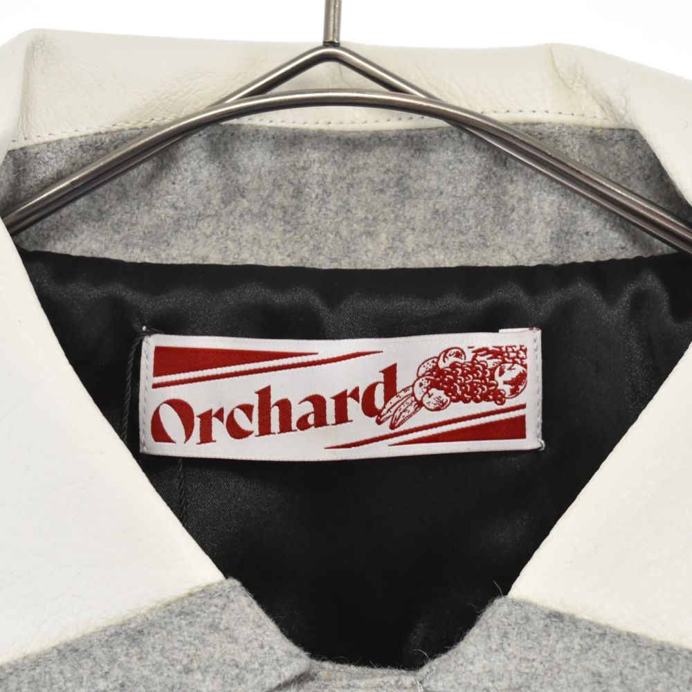 orchard (オーチャード) 22SS P banana varsity jacket バナナ刺繍バーシティジャケット グレー - メルカリ