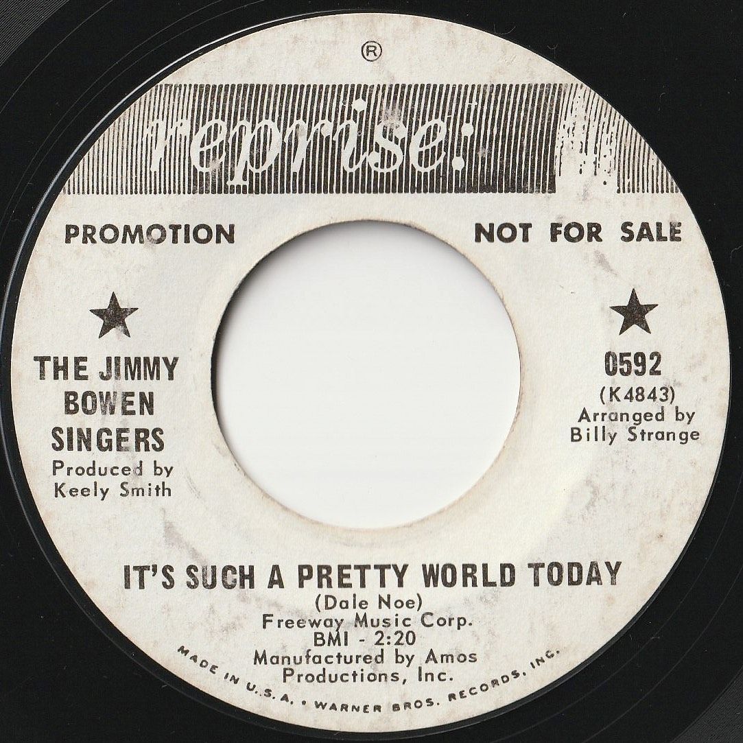The Jimmy Bowen Orchestra It's Such A Pretty World Today