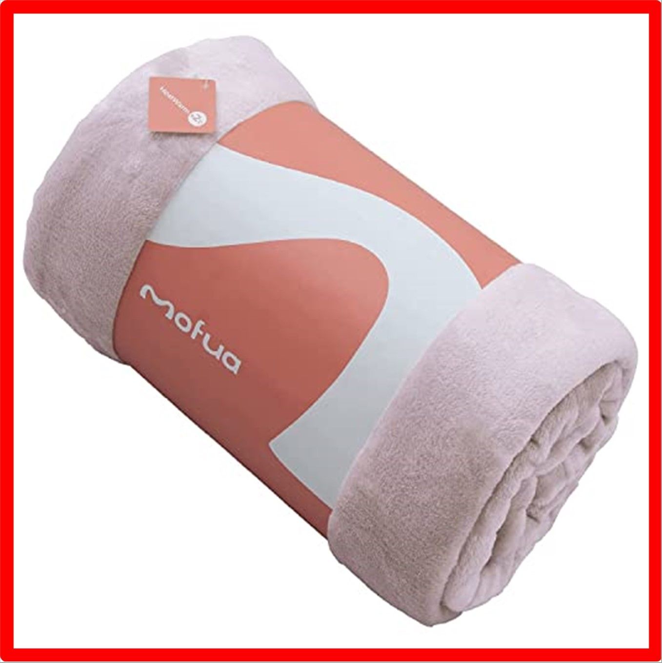 【匿名配送】 02)大判ひざ掛け_ペールローズ AQUA (アクア) mofua ひざ掛け 大判 ブランケット ハーフケット 冬用 ペールローズ ピンク +2