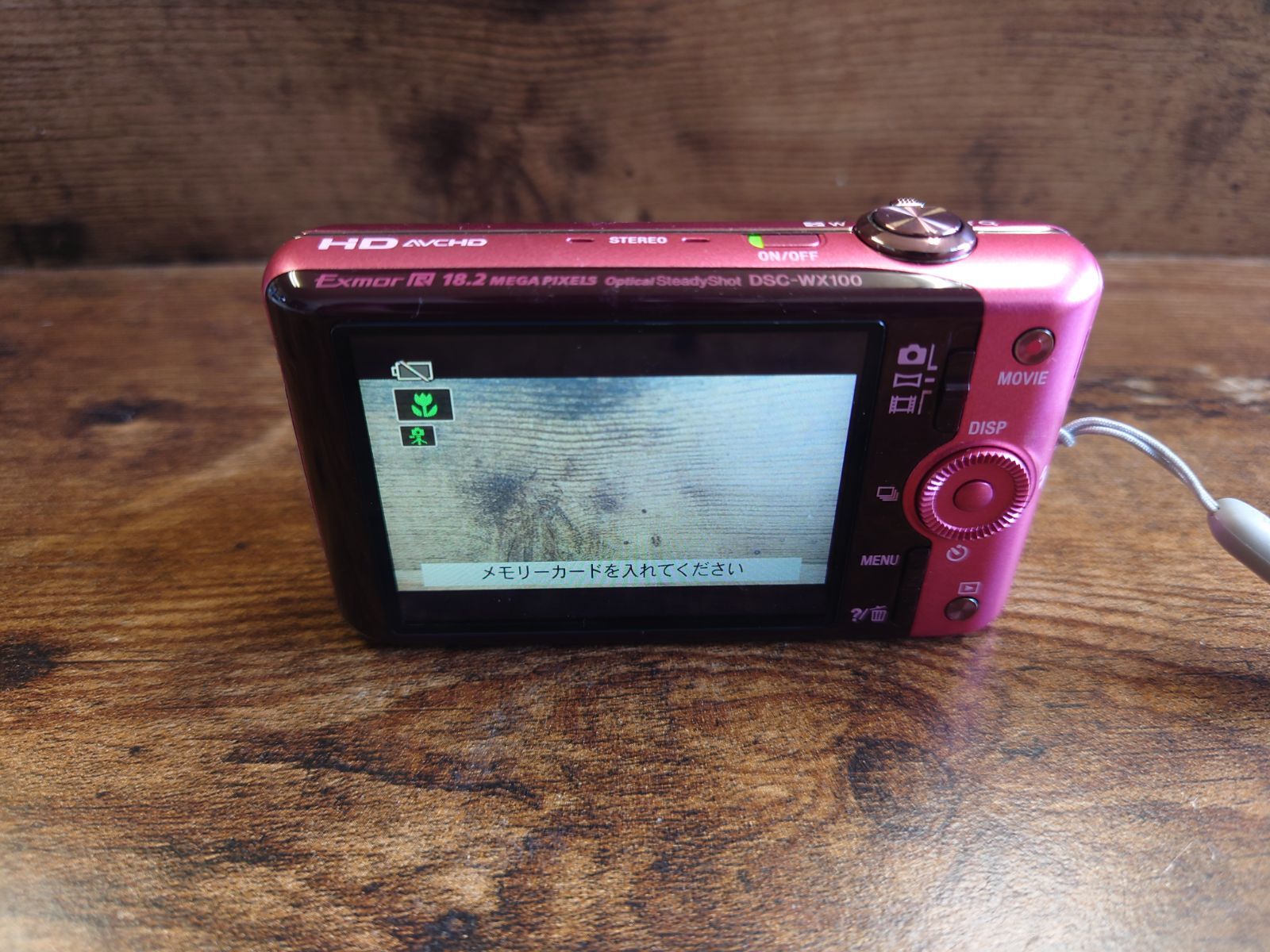 SONY Cyber Shot デジカメ DSC-WX100 ピンク - メルカリ