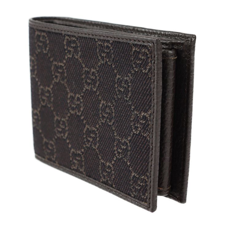 GUCCI ダークブラウン 二つ折り財布 brandream_g-904