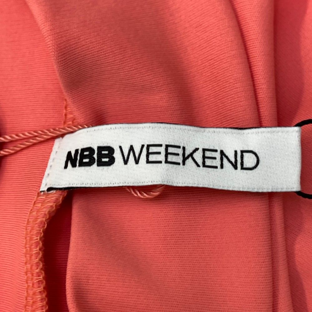 サイズ：1 NBB WEEKEND エヌビービーウィークエンド  ハイネック 半袖Tシャツ  ピンク系 [240101500305] ゴルフウェア レディース ストスト サイズ：1 NBB WEEKEND エヌビービーウィークエンド ハイネック