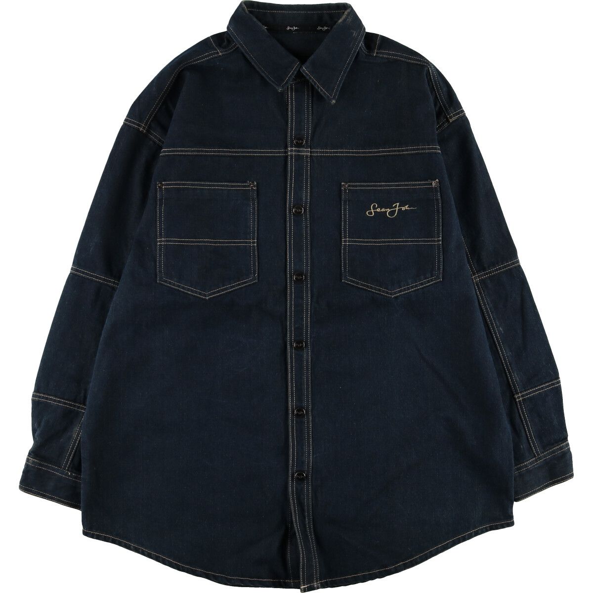 古着 sean john デニムジャケット メンズXL相当 ヴィンテージ 