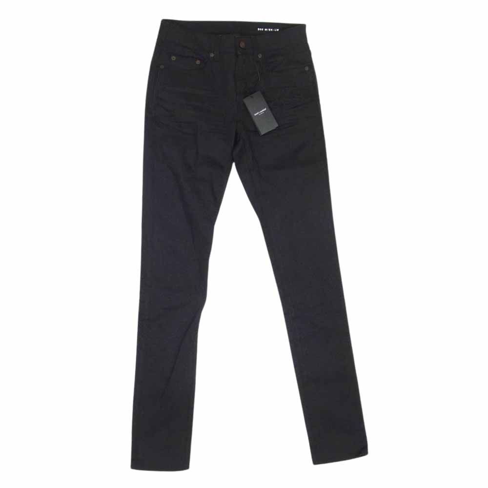 SAINT LAURENT サンローラン 638498 YO500 ブラックデニム スキニー 