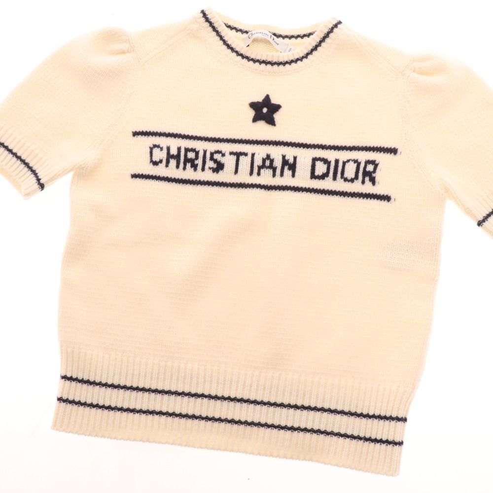 dior 半袖　ロゴニット38 dior 半袖 ロゴニット38 dior 半袖 ロゴニット38 ロゴ セーター ニット