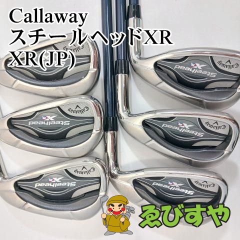 入間□【中古】 アイアンセット キャロウェイ Callaway スチールヘッドXR 6本(5-9 P) XR(JP) R 23[3377] - メルカリ