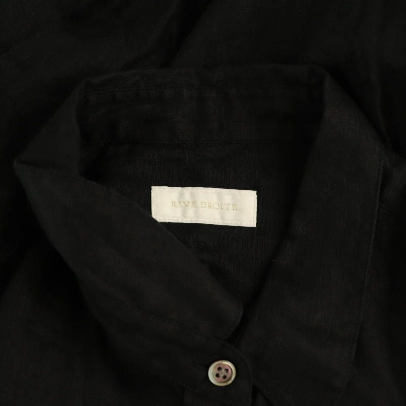 リヴドロワ RIVE DROITE 25SS リネンワイドシャツ チュニック丈