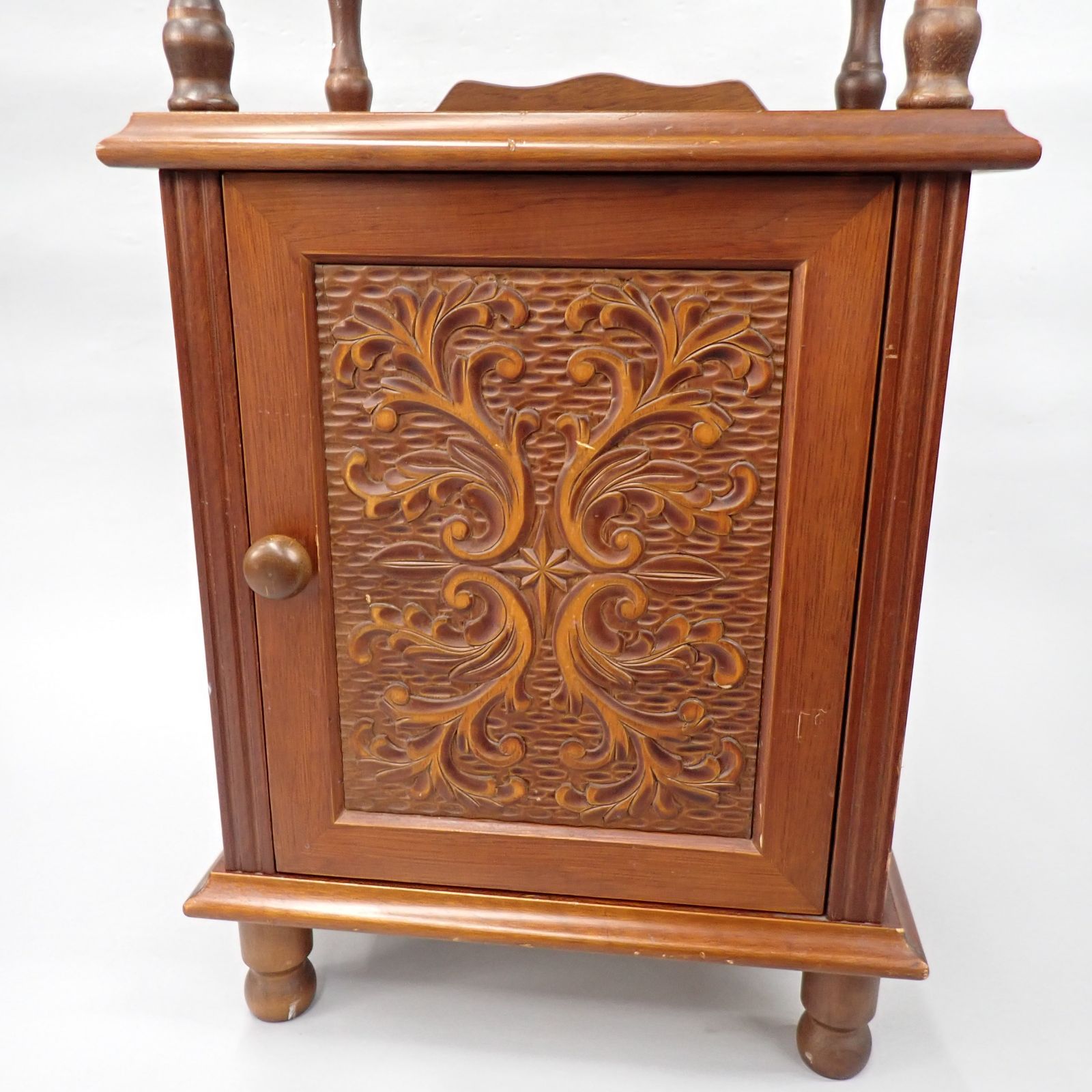 昭和レトロ 家具 電話台 木製 インテリア 昭和レトロ カリモク 電話台