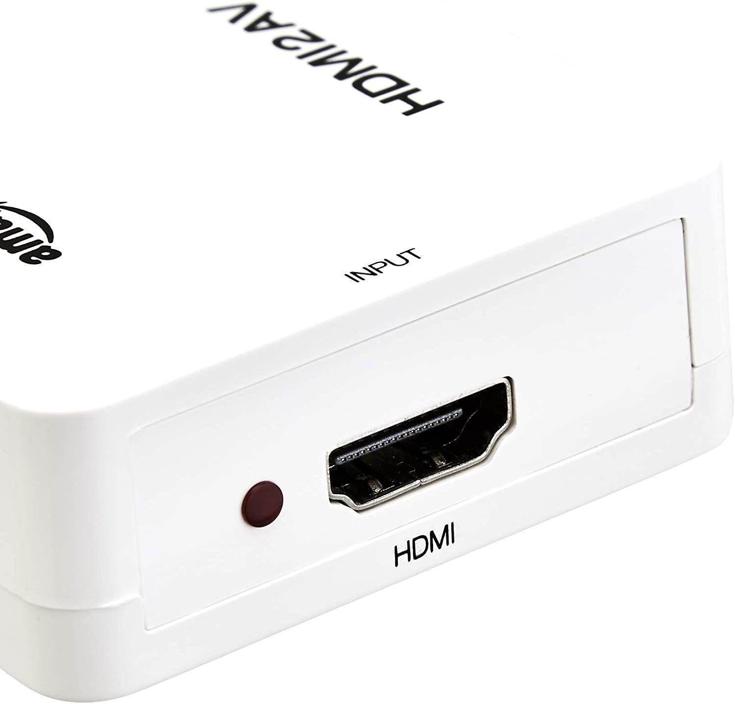 HDMI to RCA 変換 アダプタ ホワイト コンバーター コンポジット