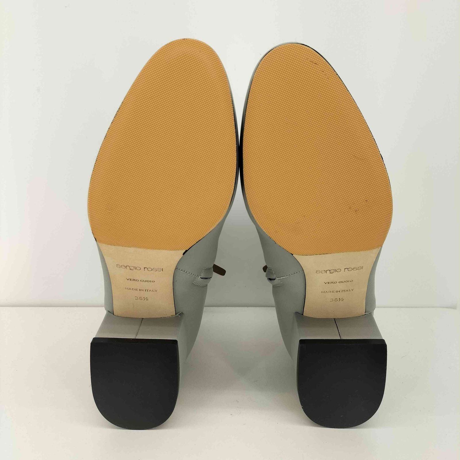 セルジオロッシ sergio rossi Nebbia レザー アンクルブーツ