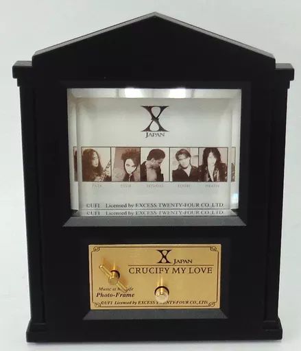 X JAPAN Crucify my love オルゴール 中古】オルゴール(男性) X JAPAN フォトフレームオルゴール(曲