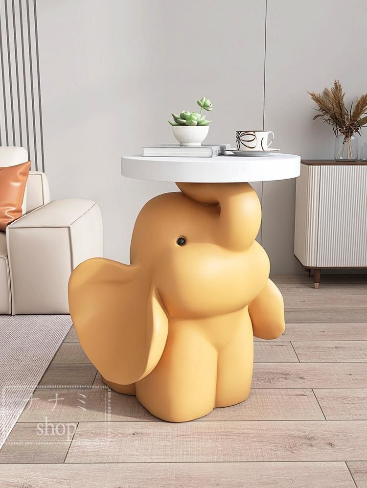 象のリビングルーム大型床置き装飾品ホームアクセサリーテレビキャビネットソファコーヒーテーブルベッドサイドテーブル新築祝いギフト