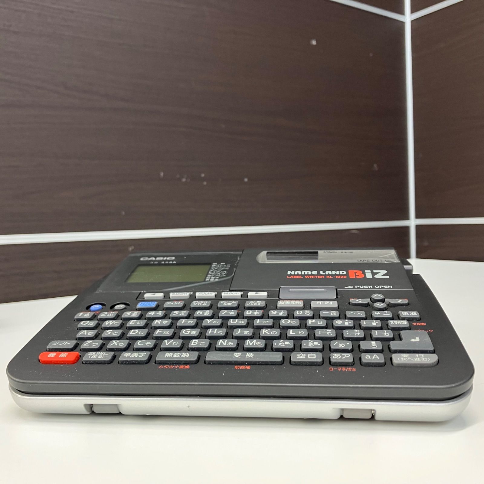 000666】 CASIO KL-M20 ラベルライター ネームランド 極美品