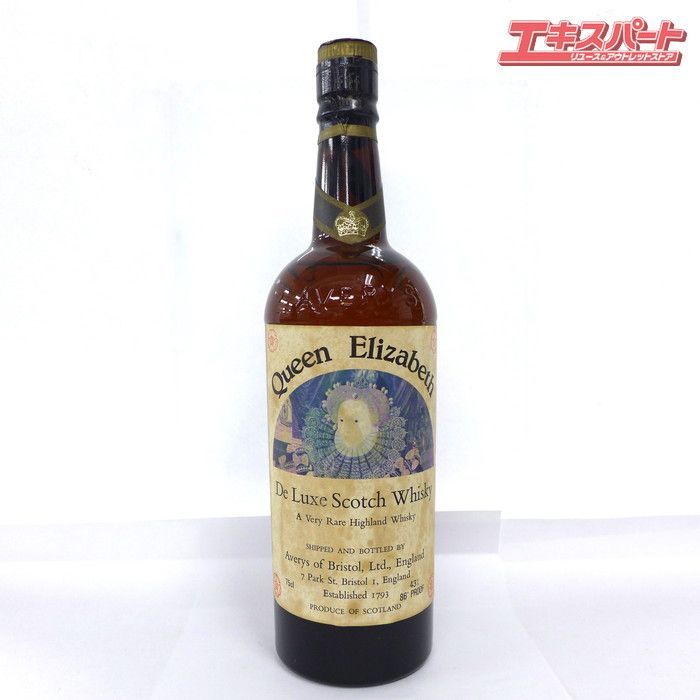 口コミ・レビュー評価が高いおすすめ人気商品の通販 ELIZABETH QUEEN 未開栓 クイーン デラックス エリザベス ウイスキー