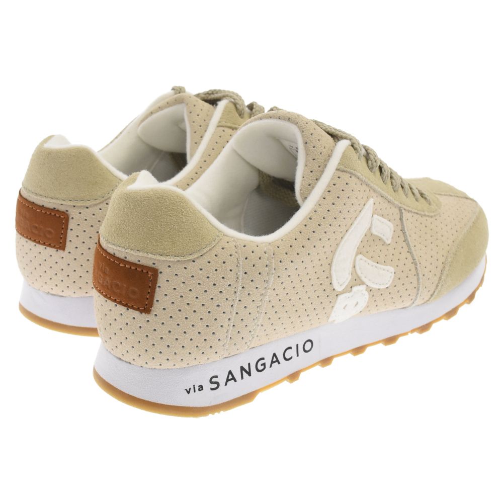 SANGACIO ホワイト スニーカー にゅ 24.5 SANGACIO オーガニック