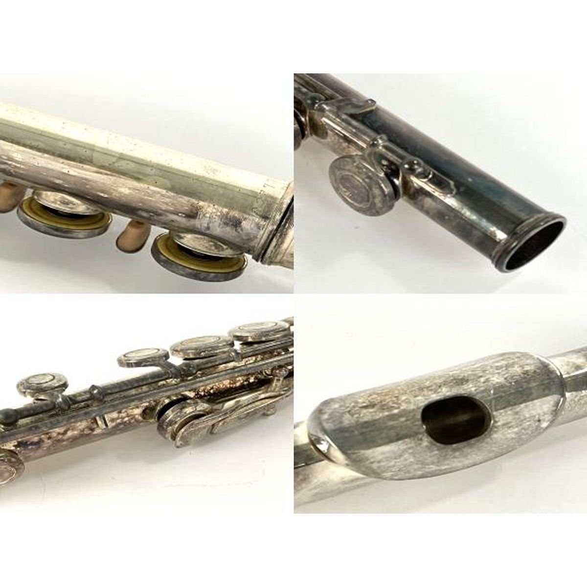 【ジャンク品】ヤマハフルート　YFL-311/ハードケース、ロッドつき YAMAHA YFL311 フルート ハードケース付き 管楽器 ジャンク Y10542047