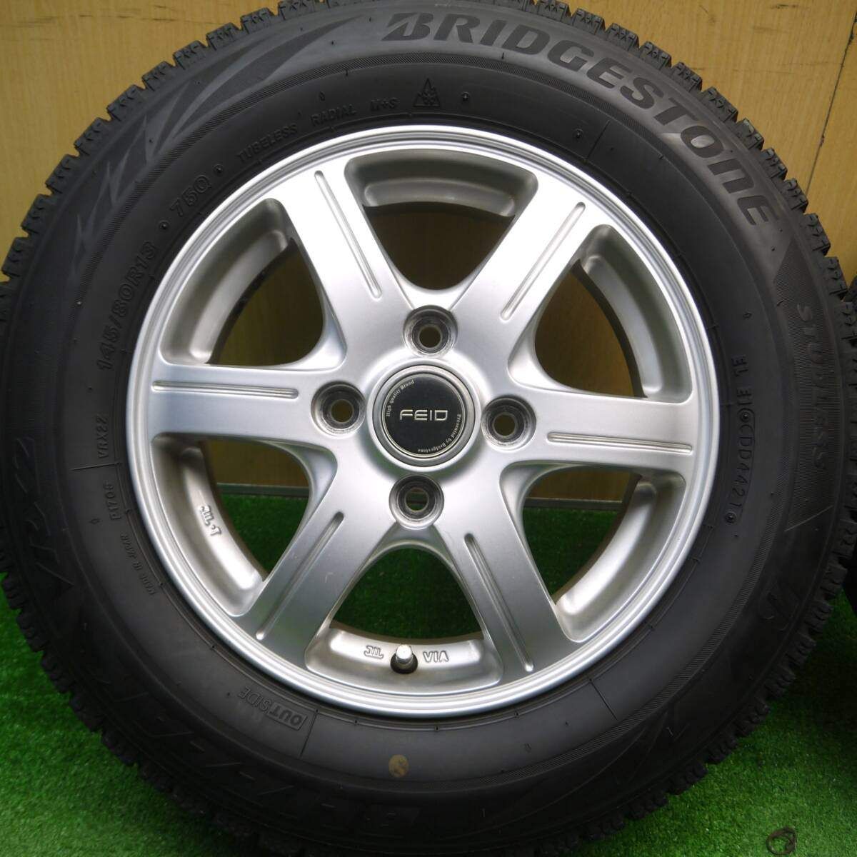 4本価格！21年☆スタッドレス 145/80R13 ブリヂストン ブリザック VRX2 