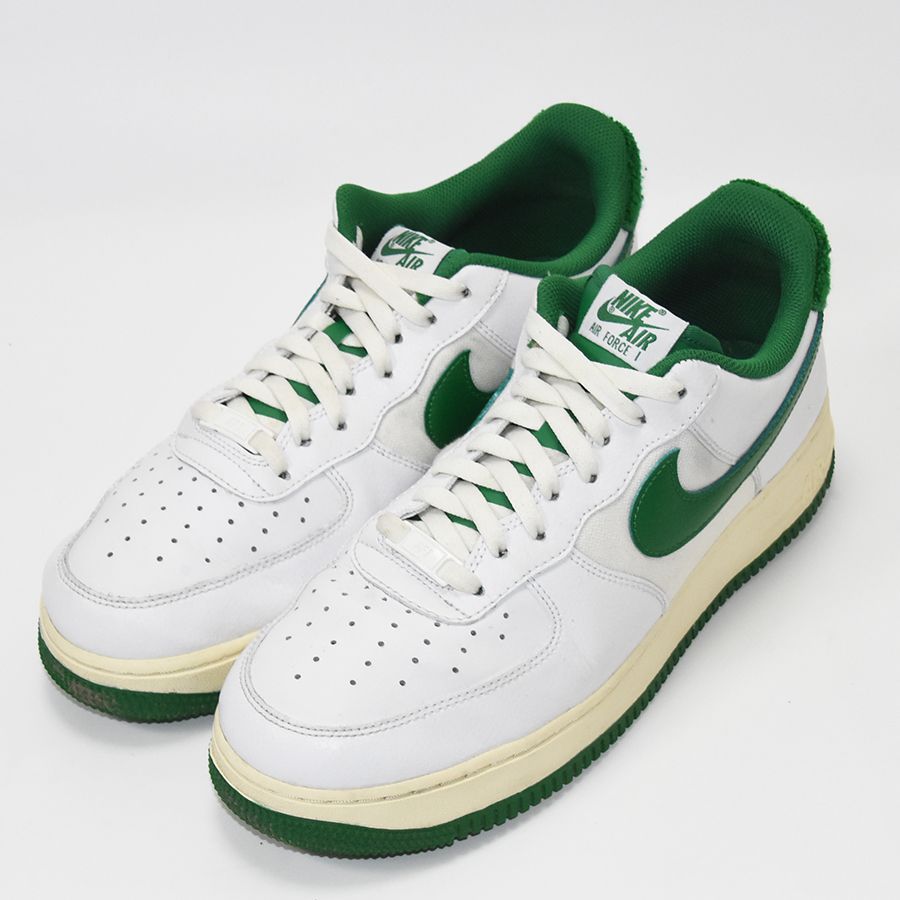 【Bランク】Nike Air Force 1 07 LV8 Low White Pine Green DO5220-131 28.5cm ナイキ  エアフォース 白 緑 グリーン 海外限定