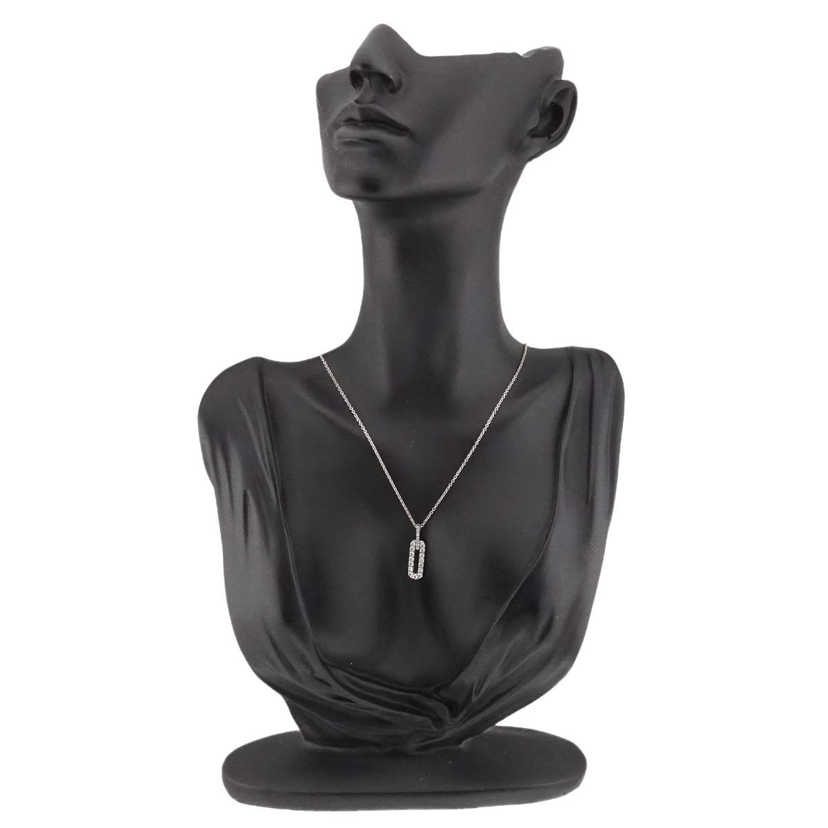 ダミアーニ DAMIANI インスィエメ ダイヤ ネックレス 43cm K18 WG  