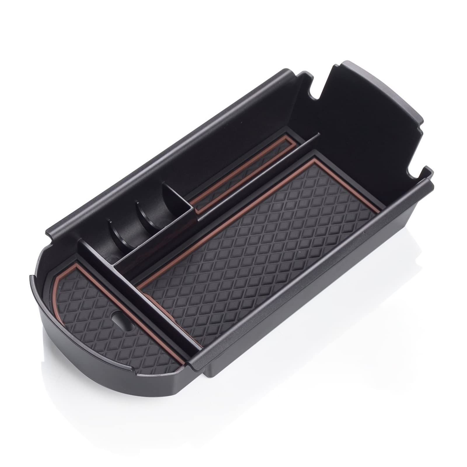 【新着商品】C-HR専用 センターコンソールトレイ 【ブラウン・茶色】中央アームレスト収納ボックス トレイ トヨタ ブルー オリジナル ラバーマット付き
