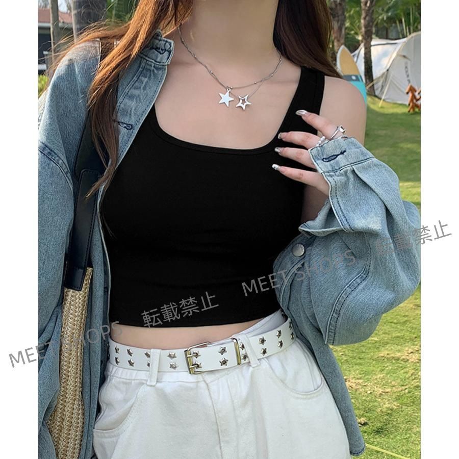 新品未使用】カップ付きタンクトップ背中あきブラトップ dgsx6 - メルカリ