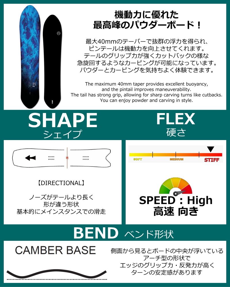 メンズ スノーボード 板 154cm NOVEMBER DOGWALK ノベンバー ドッグウォーク 25-26 パウダーボード キャンバー