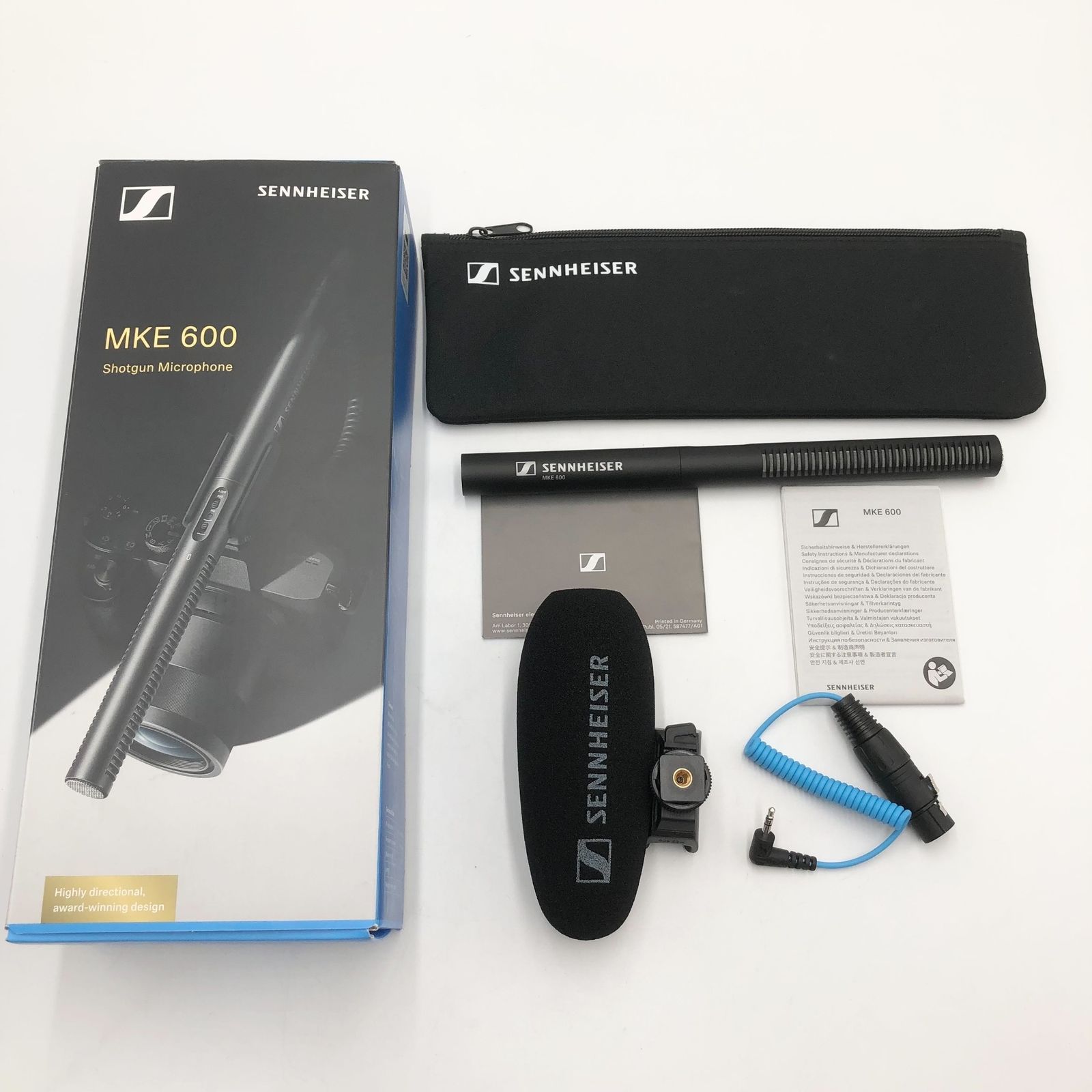 Sennheiser ゼンハイザー MKE 600 ビデオカメラマウント用ショット 