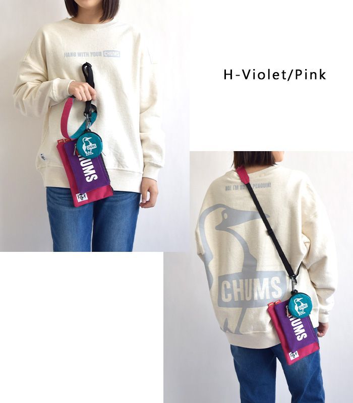 チャムス] Bag 至り 3P Shoulder Pouch Sweat Nylon