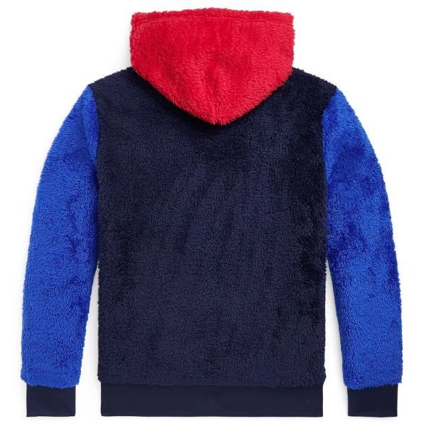 ラルフローレン ファーフリース プルパーカー