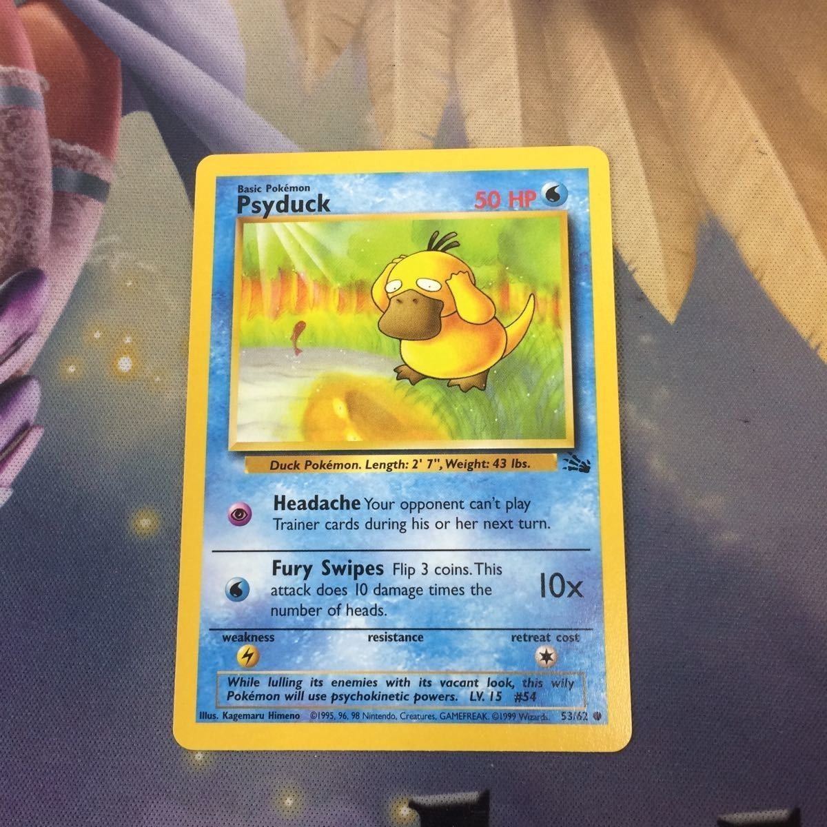 ほ1 ポケモンカード 旧裏面 海外 英語版 コイキング コダック