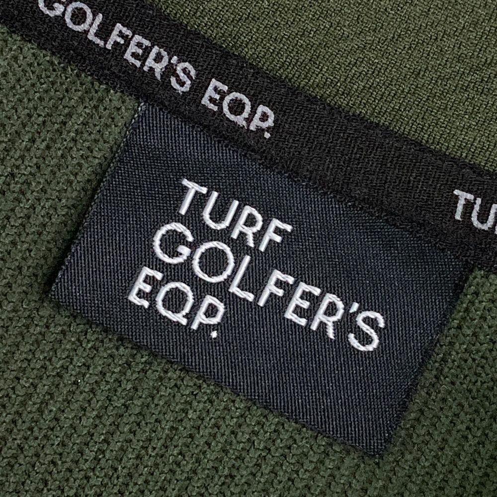 サイズ：L TURF GOLFER'S EQP ハイネック 長袖Tシャツ グリーン系