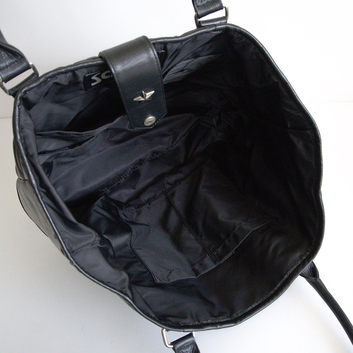 【新品未開封】Schott ショット 2WAYトートバッグ ブラック ワンスター 新品未開封】Schott ショット 2WAYトートバッグ ブラック ワンスター