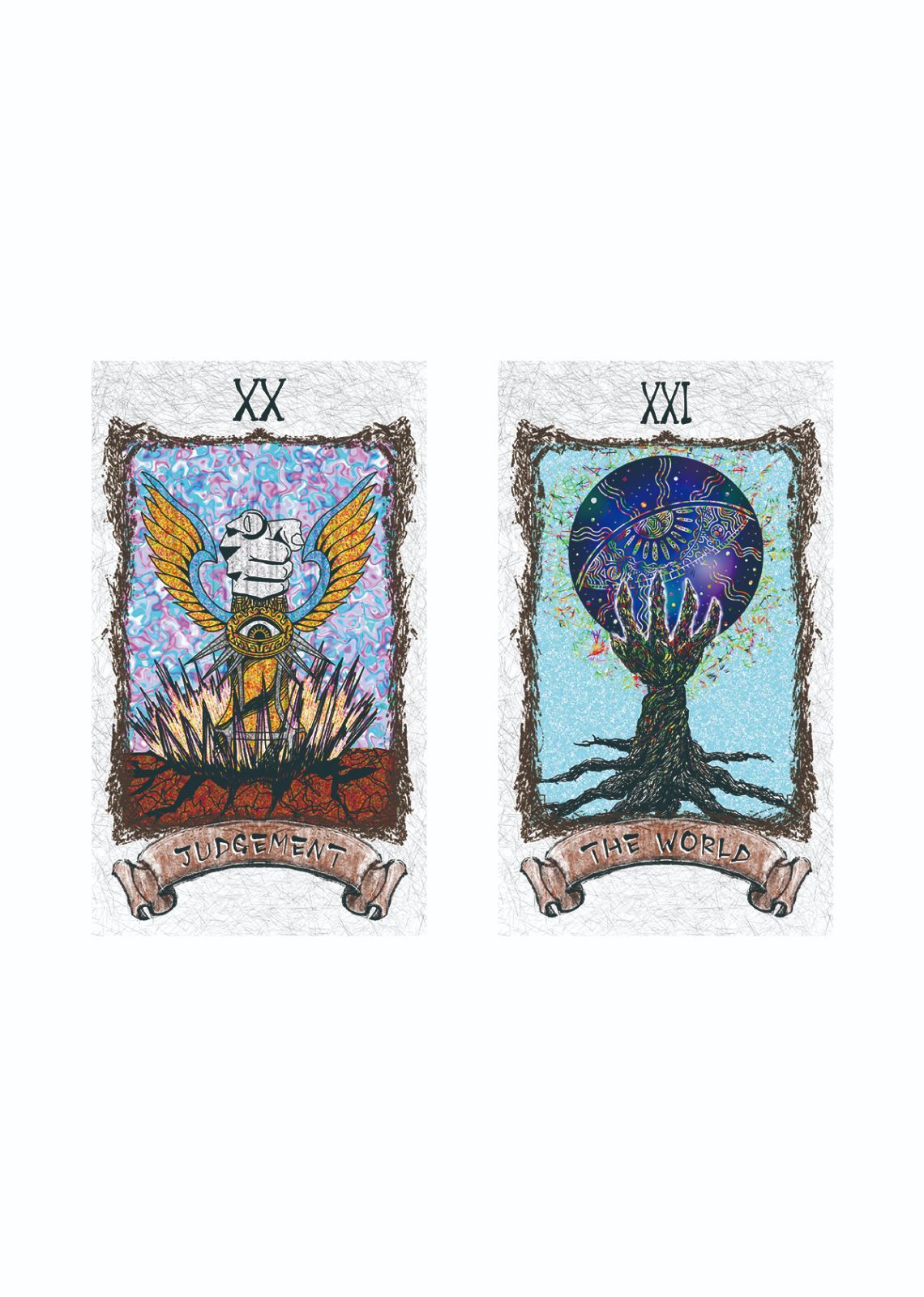 オリジナルタロットカード 大アルカナ22枚 - メルカリ