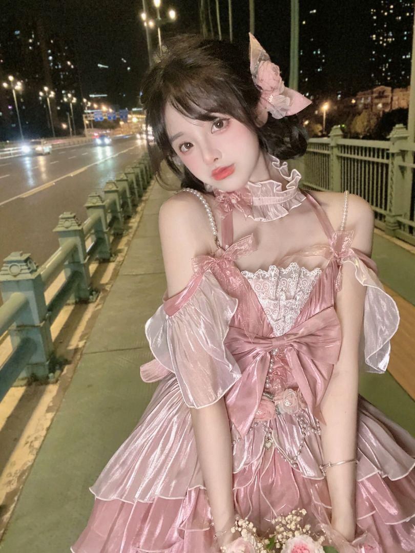 新品・未使用ドレス コスプレ 洋装 lolita オリジナル ロリータ