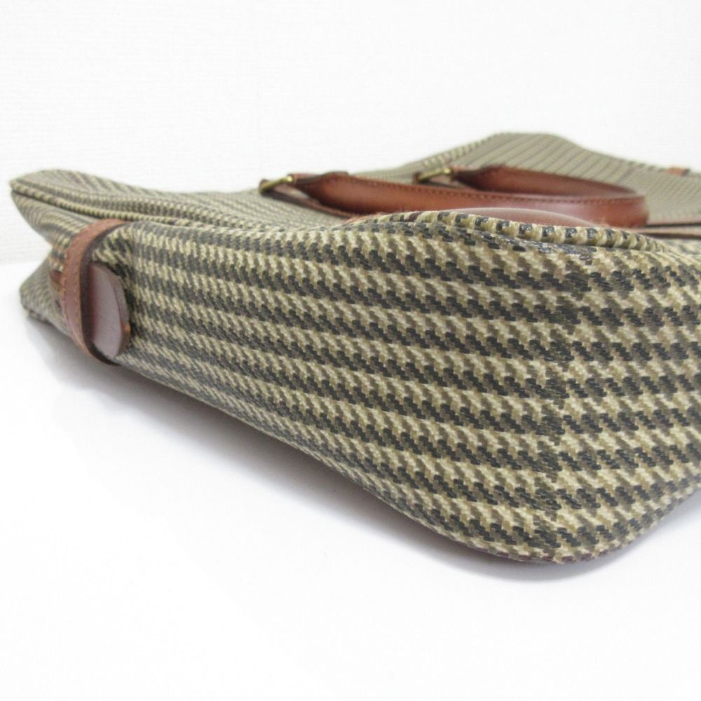 【美品】Polo Ralph Lauren 千鳥格子 ビジネスバッグ ブラウン 美品】Polo Ralph Lauren千鳥格子 ビジネスバッグ ブラウン - メルカリ