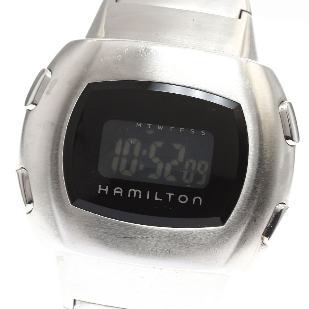 HAMILTON 121130 レア 腕時計 訳ありハミルトン HAMILTON 121130 パルサー MAN IN BLACK 2