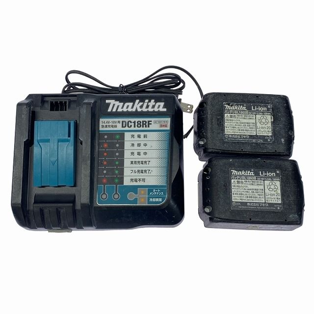 品 makita マキタ 18V 充電式インパクトドライバー TD171D 黒 ブラック バッテリ2個 18V6.0Ah 充電器付 コードレス